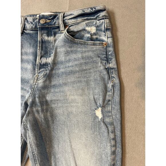 Women's Daze Distressed Light Wash Jeans Size 28 - Picture 4 of 7